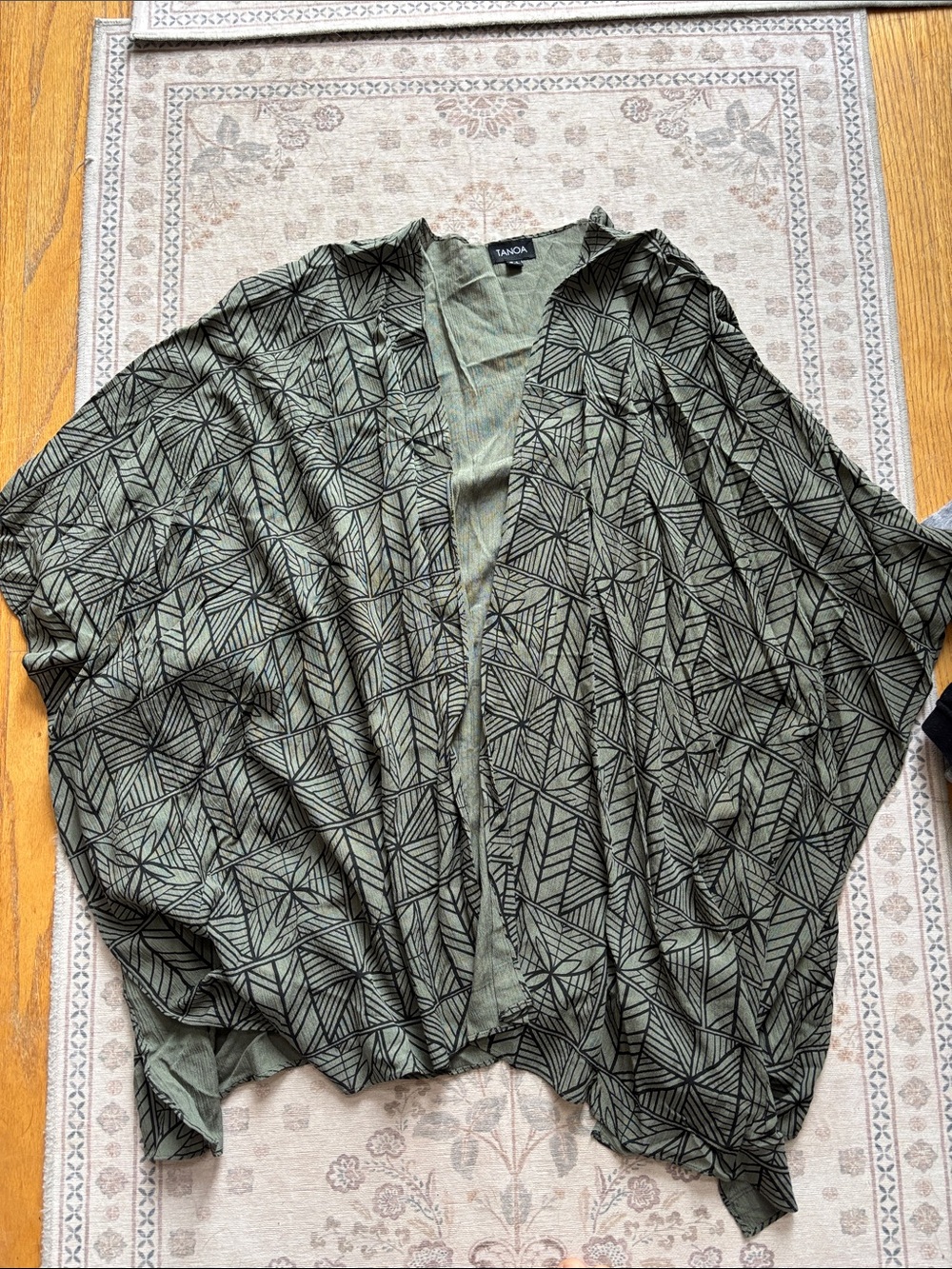 Tanoa Green Kimono Cover Up
